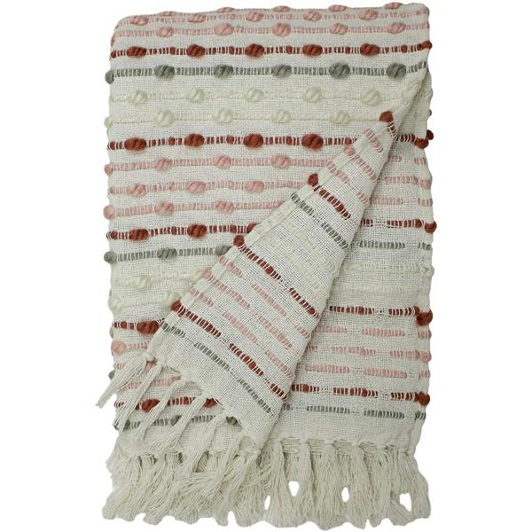 Furn Dhadit Throw - Bright Pink - 