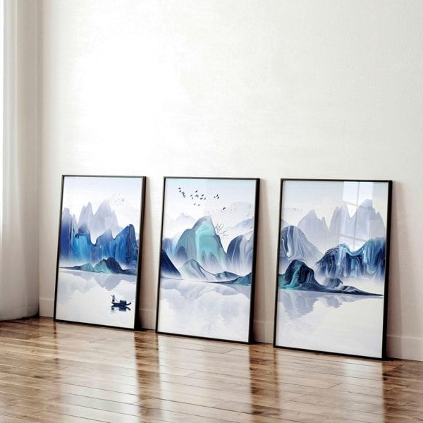 Office decor ideas | set of 3 wall art prints