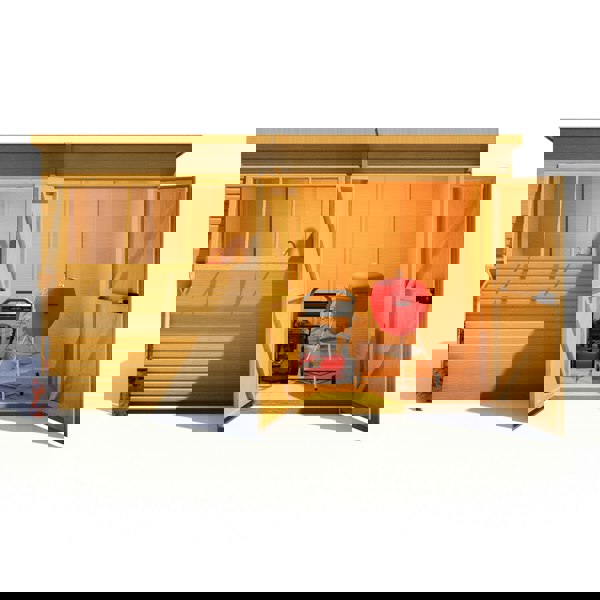 Shire Ranger 12x6 Double Door Premium Pent interlock Shiplap Shed - Best Shed