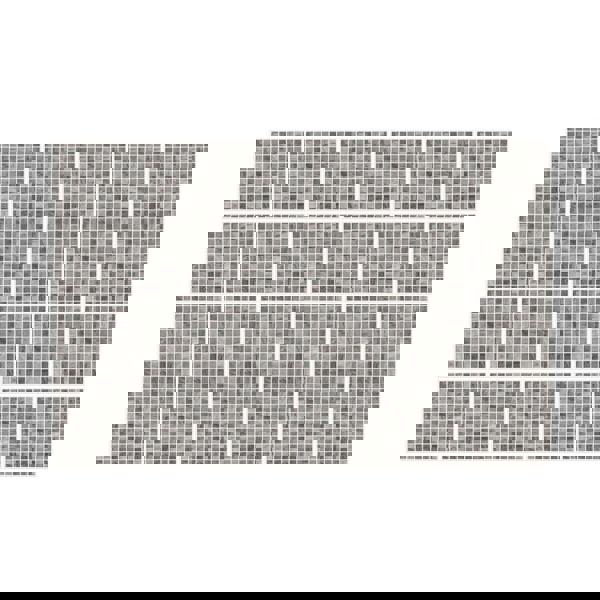 WT1593 - Picasso Grey Marble Mosaic Wall Tile Sticker Set - 15 x 15 cm (6 x 6 in) - 24 pcs