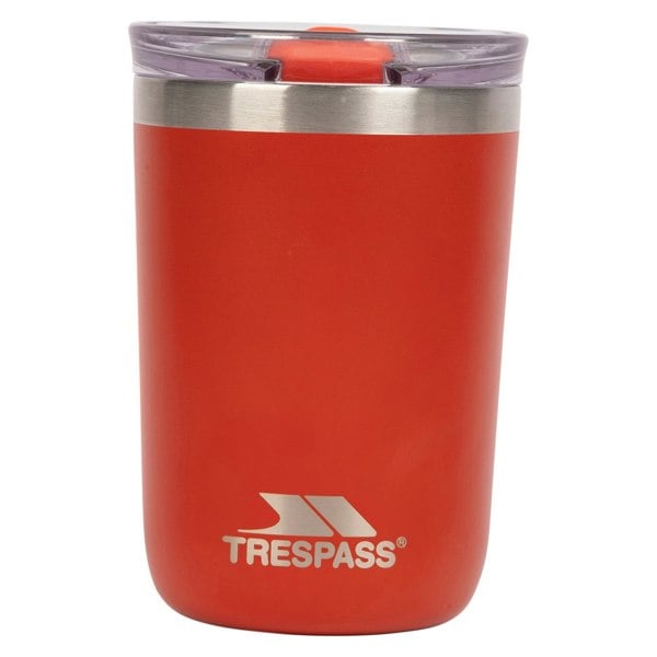 Trespass Rounder Stainless Steel Travel Cup - Red