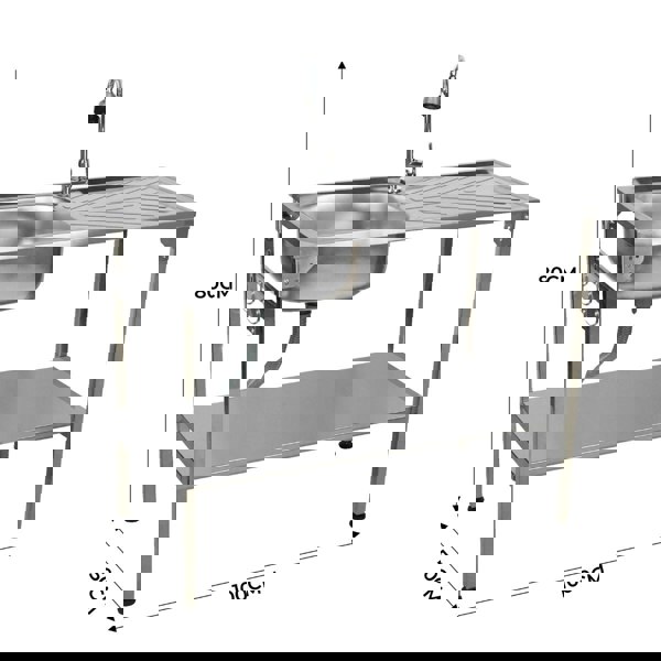 Monstershop Folding Camping Sink