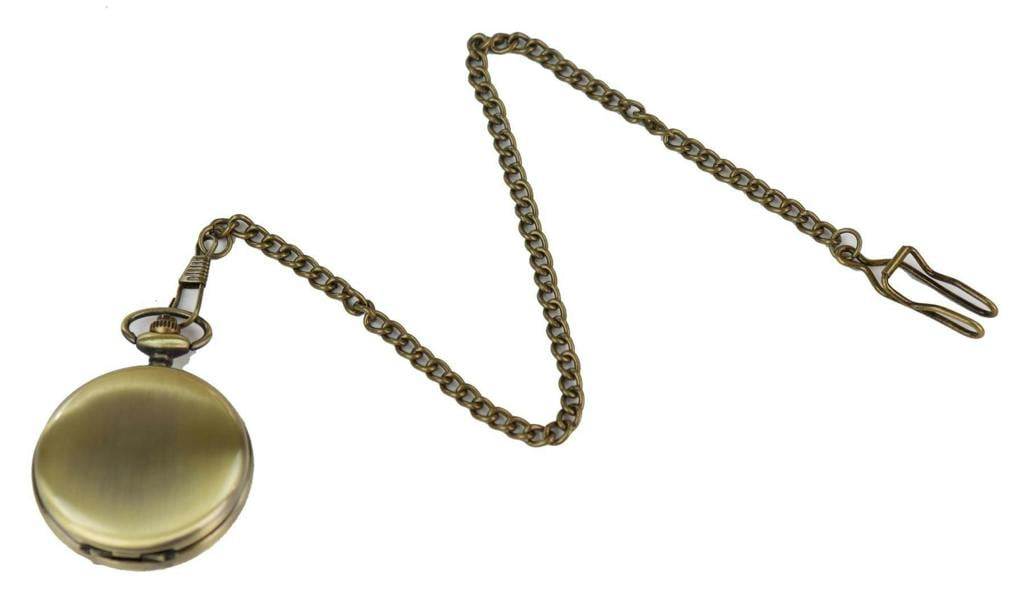 TruClothing Classic Mechanical Pocket Watch Peaky Blinders Vintage Skeleton Automatic