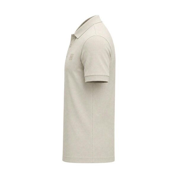 BOSS Slim Fit Passenger Polo Shirt Open Grey