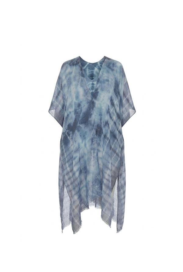 James Lakeland Blue Boho Tie-Dye Kaftan