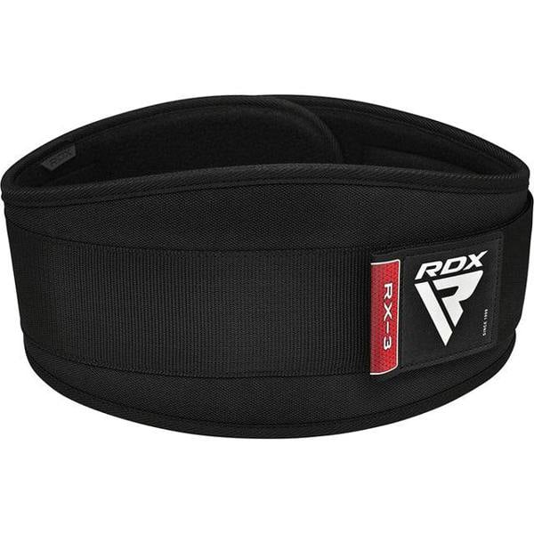 RDX Sports WEIGHT LIFTING BELT EVA CURVE RX3 BLACK