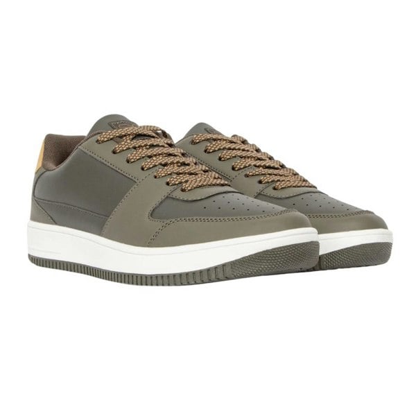 Crosshatch Mens Toribio Trainers - Olive