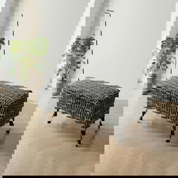 Durable Wooden Frame Ottoman Bench – Elegant Home Furniture for UK Homes