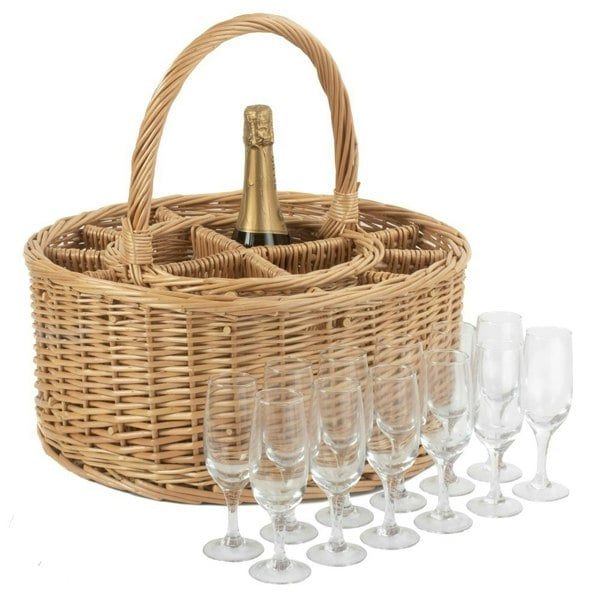 Drinks Wicker Basket