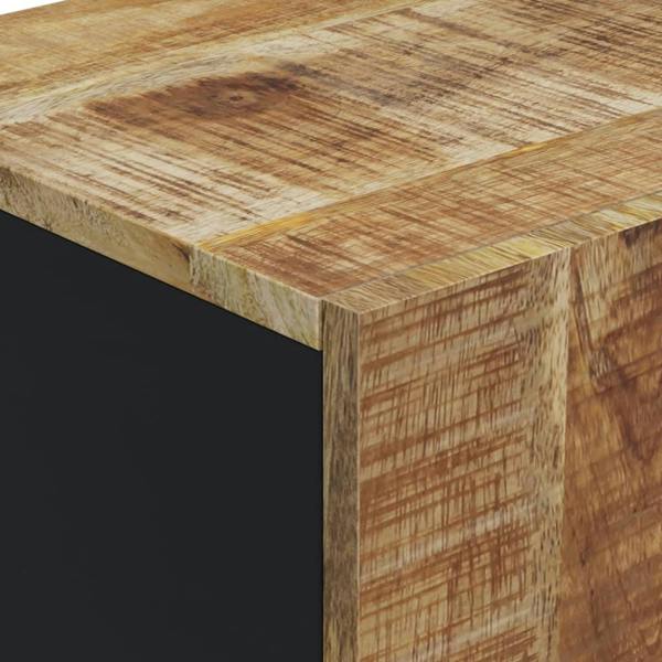 Berkfield Sideboard with Door 40x31x75 cm Solid Wood Mango