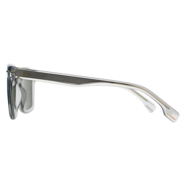 Hugo Boss Sunglasses BOSS 1317/S KB7 CW Transparent Grey Green Gold Mirror