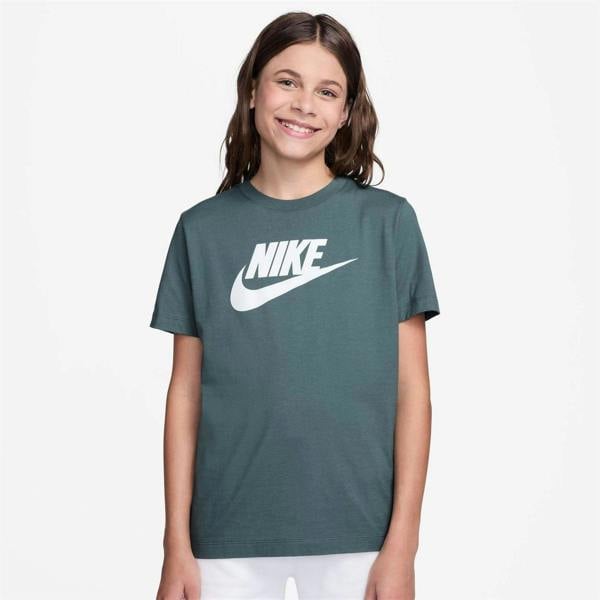 Nike Childrens/Kids Sportswear Logo Cotton T-Shirt - Slate Grey - 