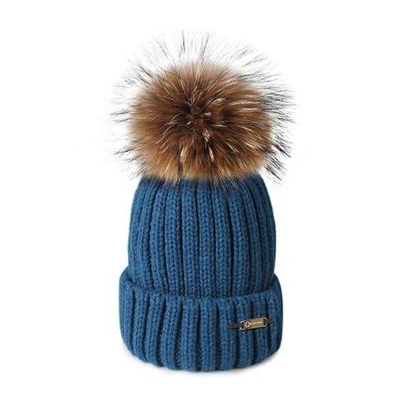 Coldstream Unisex Adult Lamberton Bobble Beanie - Slate Blue - 