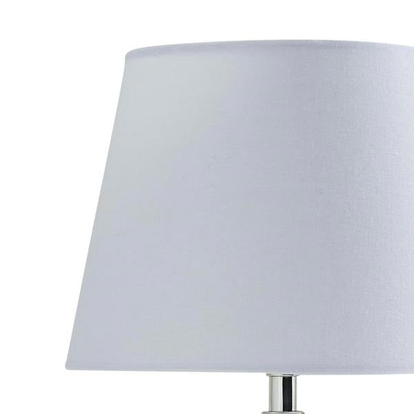 Alanna Ivory Ribbed Ceramic Table Lamp