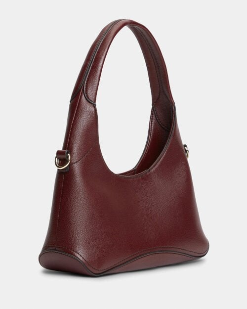Tommy Hilfiger TH Everyday Womens Mini Hobo Bag - Oxblood