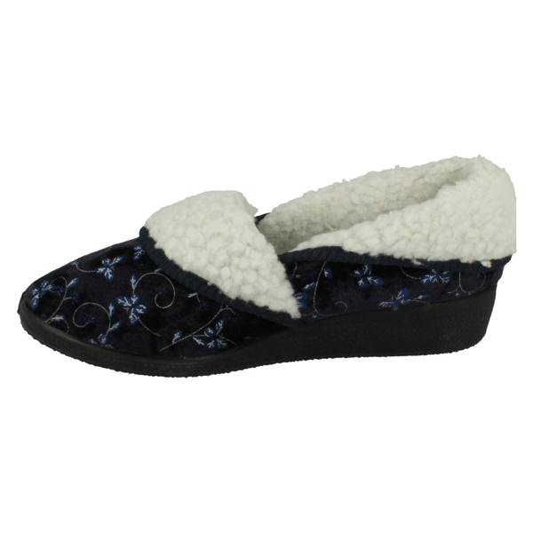 Four Seasons Ladies Four Seasons House Slippers Edith