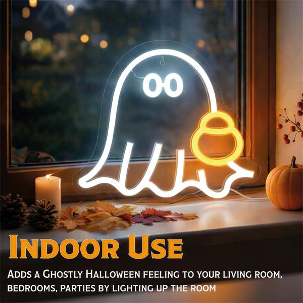 Fxlab Ghost Silhouette Neon Light Indoor USB Decoration