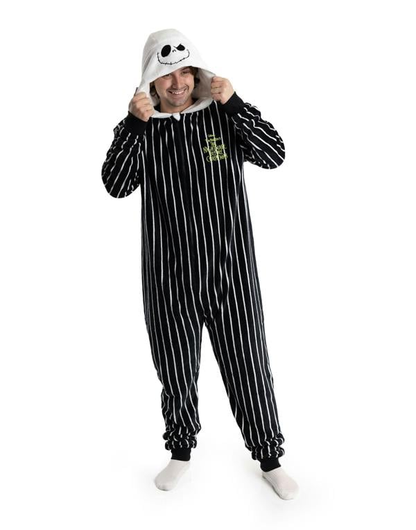 The Nightmare Before Christmas Unisex Black Character Onesie