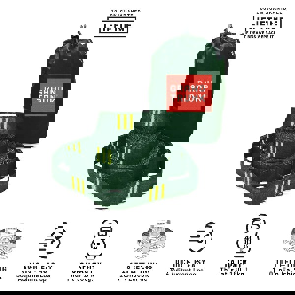 Trunk Straps - Hammock Suspension Straps Forest Green trunk-strap-forest-02