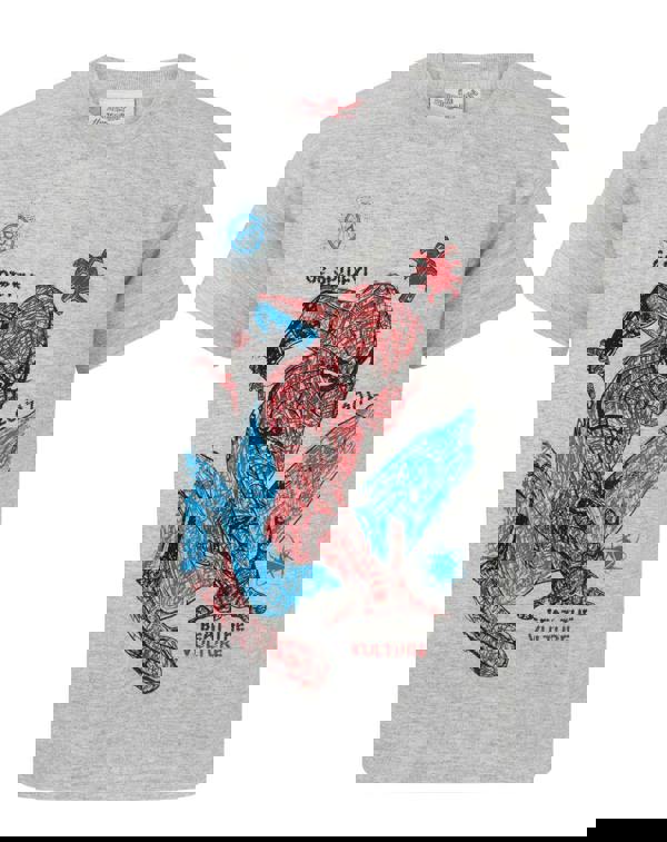 Marvel Boys Grey Spider-Man Short Sleeved T-Shirt