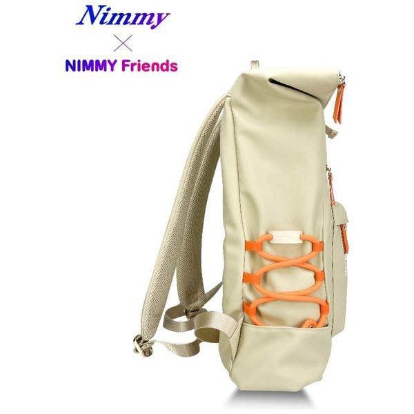 Nimmy Friends Glasses Cool Cat Laptop Backpack Khaki - N-KM-DNBB-05