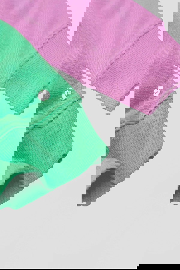 ENORSIA Colour Block LS High Neck Sweatshirt