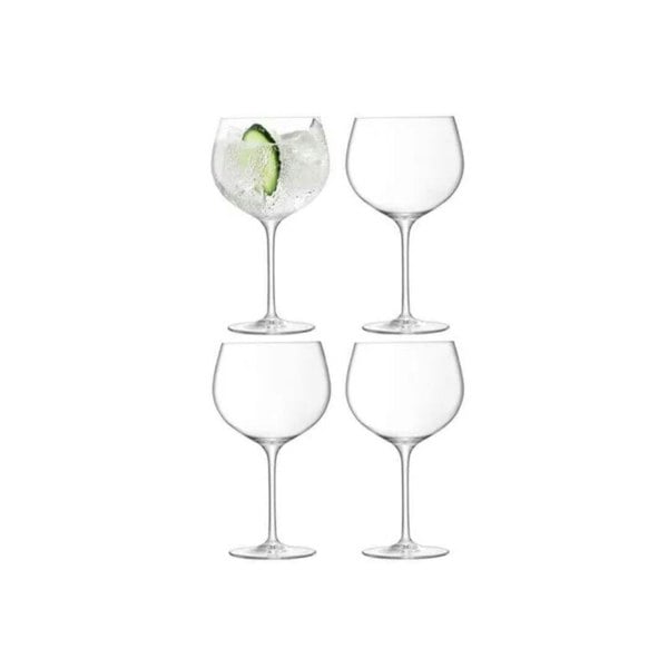 LSA International LSA Set of 4 Stemmed Balloon Gin Glasses 680ml Clear