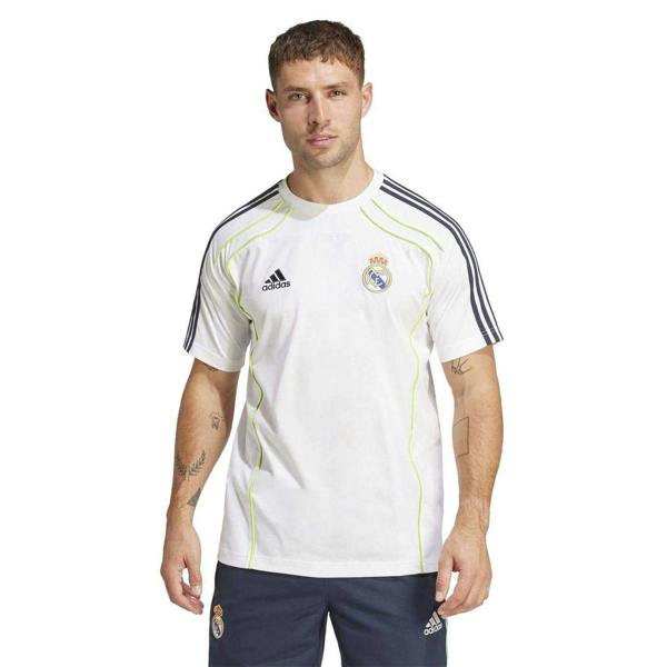Adidas Mens Ubackpack Real Madrid CF T-Shirt - White - 