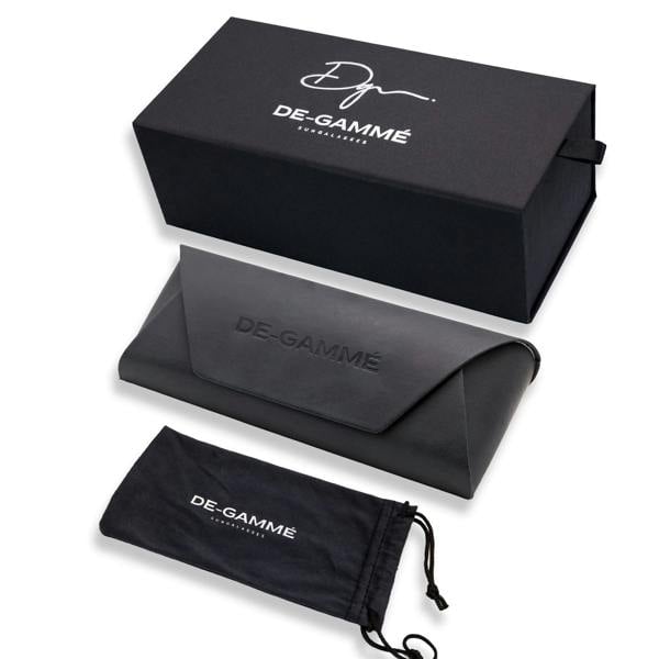 De-Gamme Retro Rectangle Polarized Sunglasses - Napoli