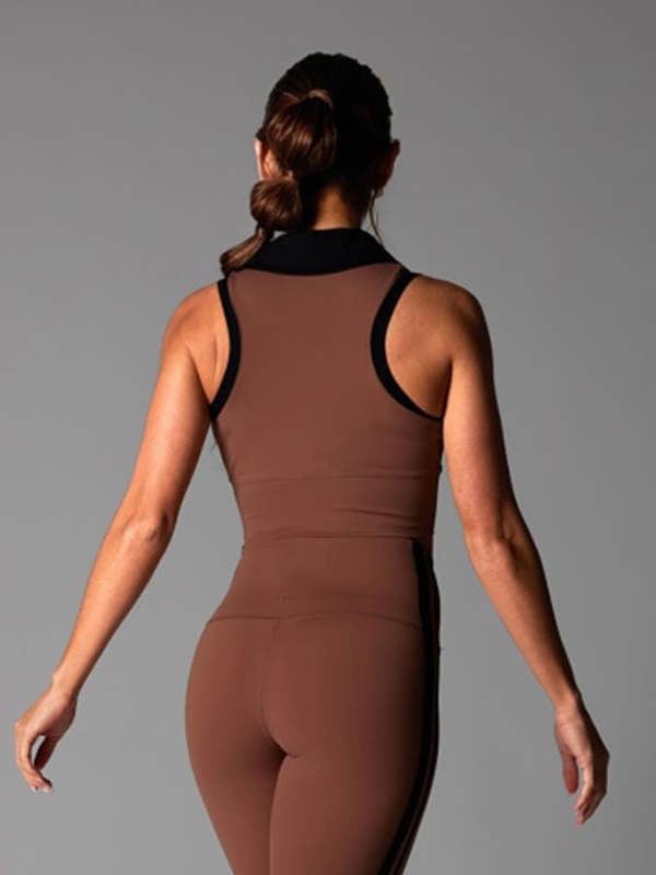 Tavi Contrast Polo Tank Top