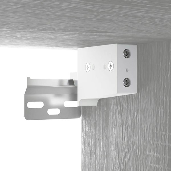 Berkfield Wall Cabinet Grey Sonoma 60x30x60 cm Engineered Wood