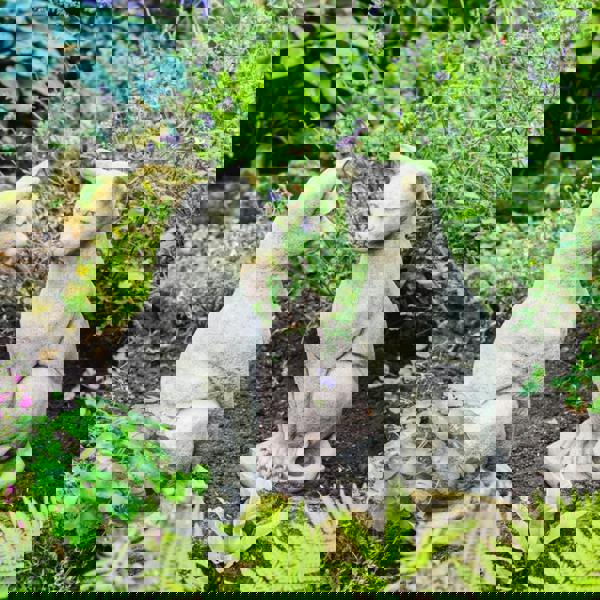 Pair of Standing Cats Gatepost Garden Ornaments