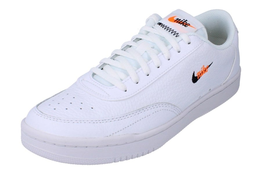 Nike Court Vintage Prem Mens Trainers Ct1726  100 - White Black Total Orange 100 - Photo 0