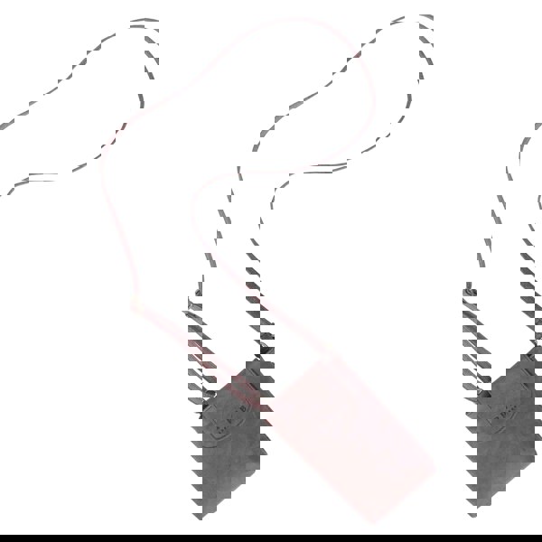 Real Hide Bags 'THEA' Plum Distressed Real Leather Mobile Phone Crossbody Bag