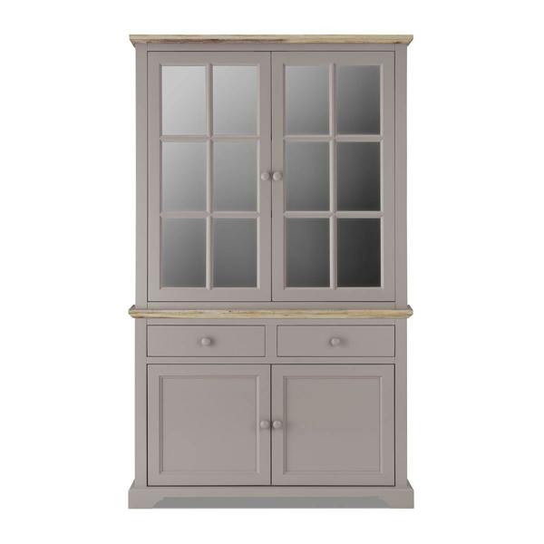 Statement Furniture Florence Glass Door Display Cabinet Large Dresser Assembled