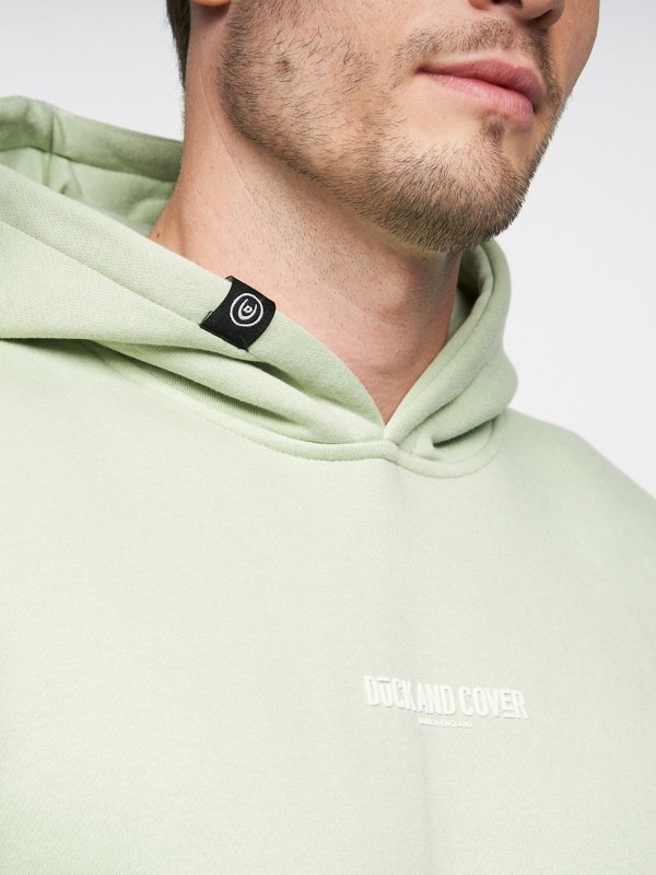 Duck and Cover Gathport Hoodie - Sage