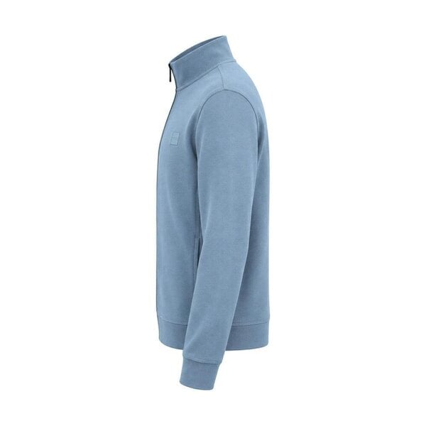 BOSS Zestart Zip Through Sweatshirt Light Pastel Blue