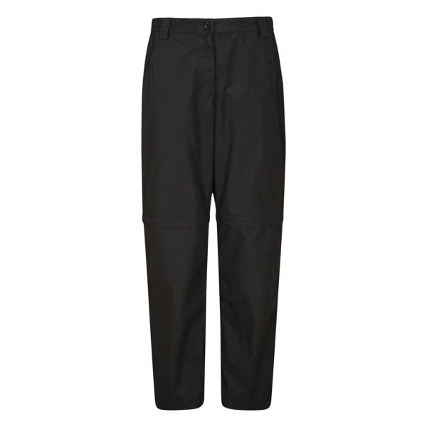 Mountain Warehouse Women's Quest Zip-Off Hiking Trousers - Black