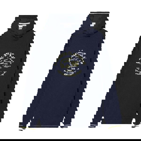 Lacoste Mens Fleece Lounge Hoodie - Navy