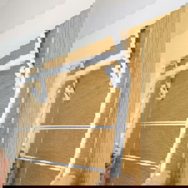 JVL 2 Tier Over Door Drying Rack - 8.5M, White