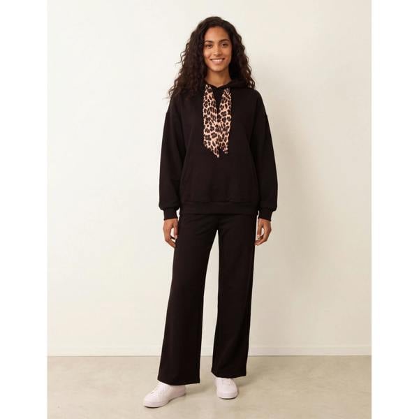 Blue Vanilla Hooded Leopard Tie & Pant Set
