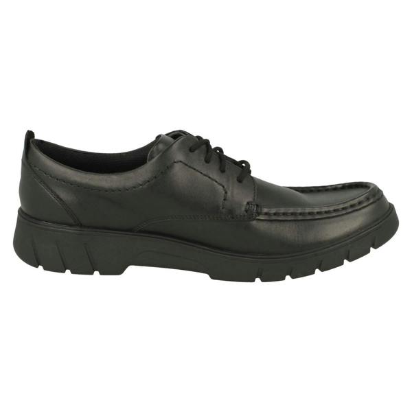 Clarks Boys Clarks Lace Up Moccasin Shoes Branch Lace Y