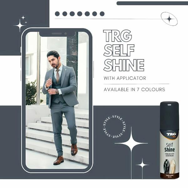 TRG Self Shine - Sponge Applicator System for Polishing Shoes & Boots 75ml