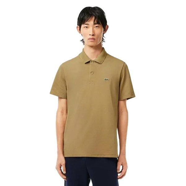Lacoste Mens Polycotton Regular Polo Shirt - Brown
