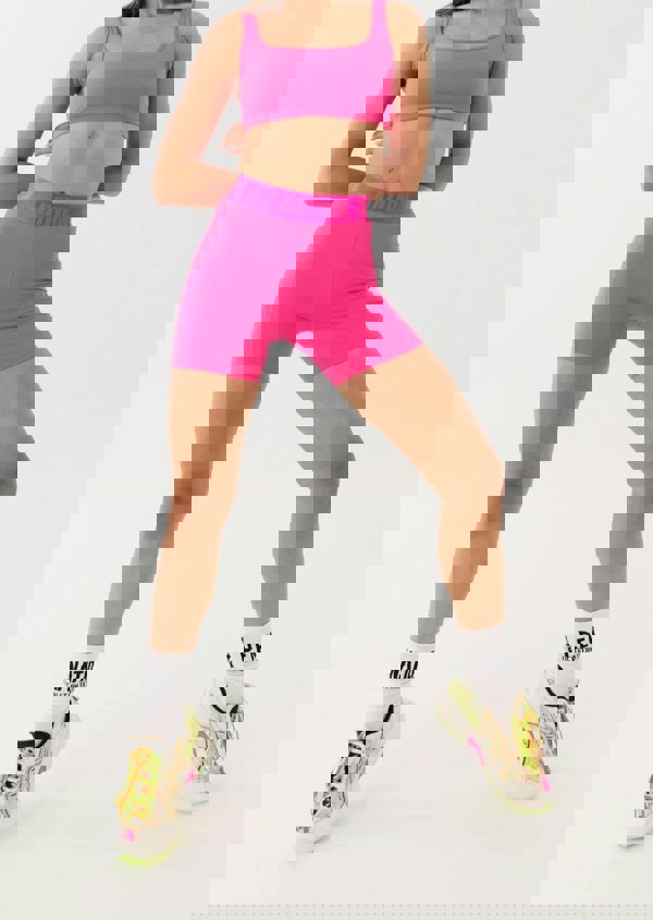 P.E Nation PE Nation Womens Intuitive Bike Short in Pink