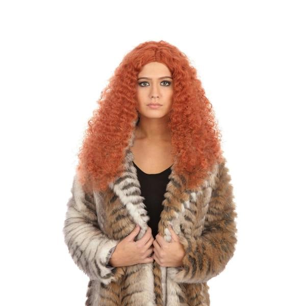 Bristol Novelty Womens/Ladies Long Frizzy Wig - Auburn - 