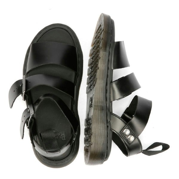 Dr. Martens Gryphon Brando Leather Women's Black Sandals
