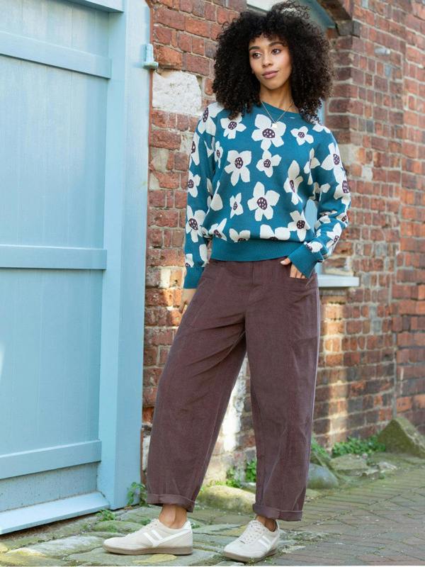 Kite Womens Organic Bloxworth Barrel Leg Cord Trousers