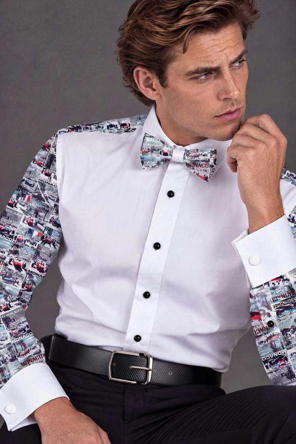 Claudio Lugli Monaco Nights Tuxedo Shirt