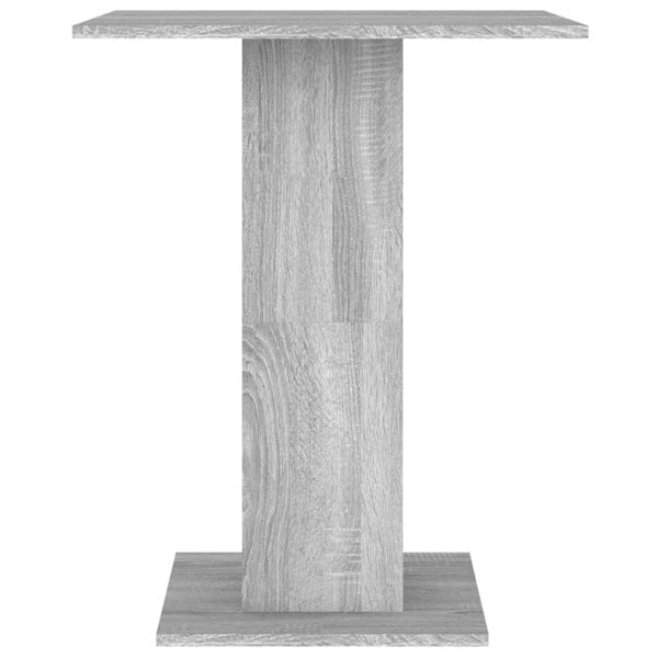 Berkfield Bistro Table Grey Sonoma 60x60x75 cm Engineered Wood